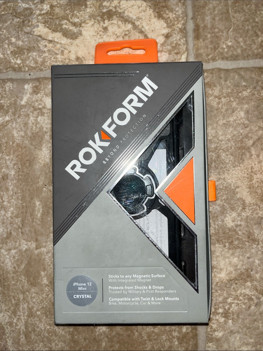 NWOT Rokform Crystal Magnetic Phone Case for iPhone 12 Mini - Black